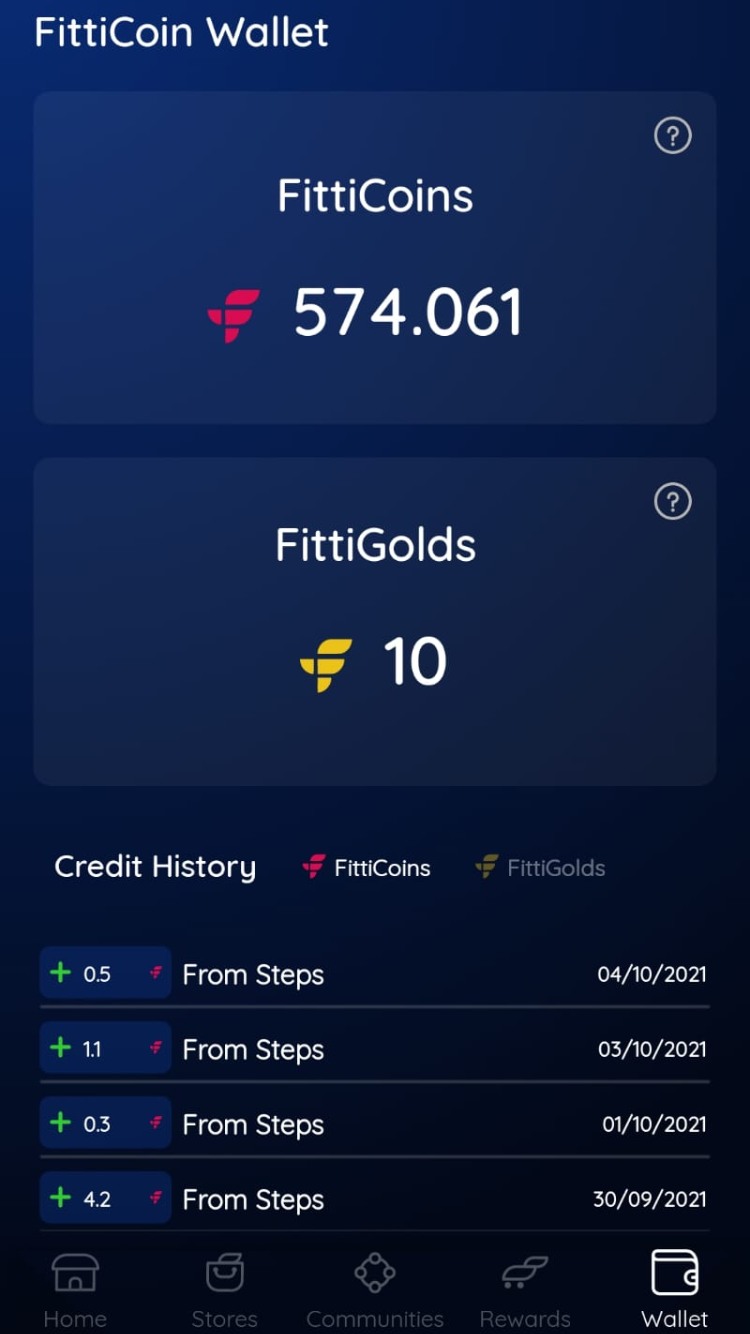 FittiCoin Mobile App
